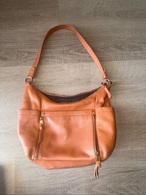 The Sak Collective Keira Leather Hobo Bag - Butter Brown / Caramel